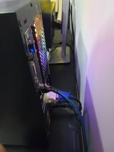 Gaming pc with LED , Mouse , Keyboard and Wires