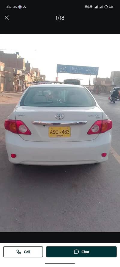 Toyota Corolla XLI 2009