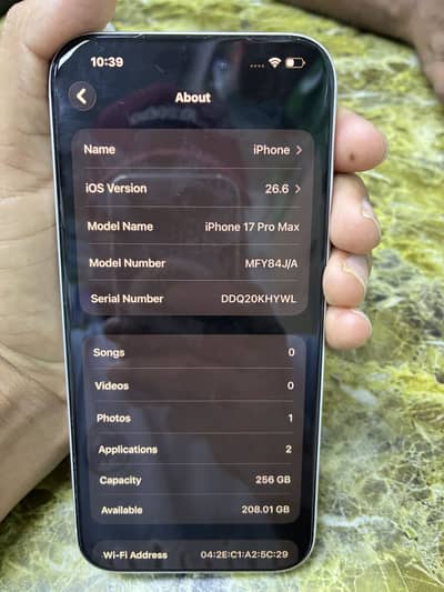 Apple iPhone 17 Pro Max