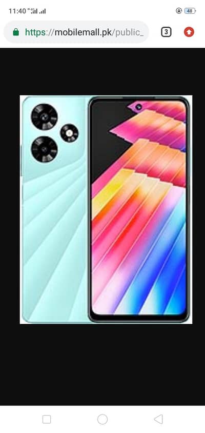 Infinix Hot 30 with charge 8/128