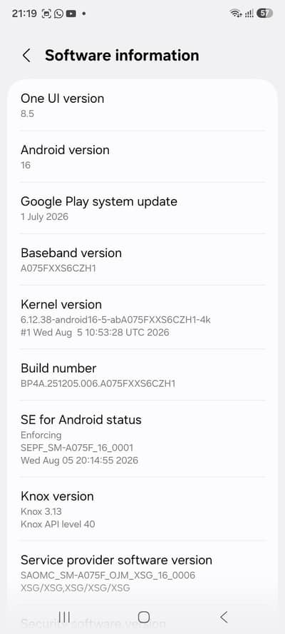 samsung galaxy a07 4g 4/128