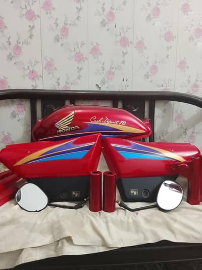Honda CD 70 Genuine Body Set – Red