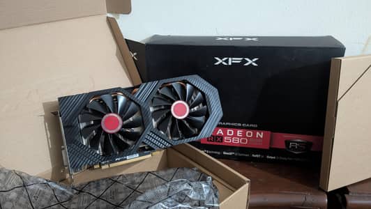XFX RX 580 8gb With Box urgently selling