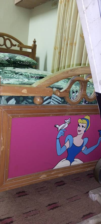 Single bed Barbie Cartoon bed