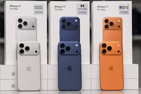 Apple iPhone 17 Pro Max All Colour available (PTA) Approved.