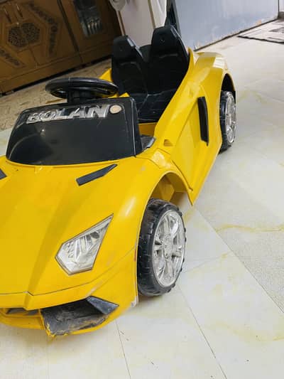 Kids Electric Sports Car – 2 Seater – Yellow