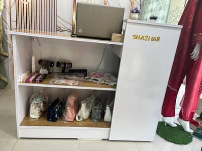 Urgent Sale! Boutique Display Racks, Counter & Hangers