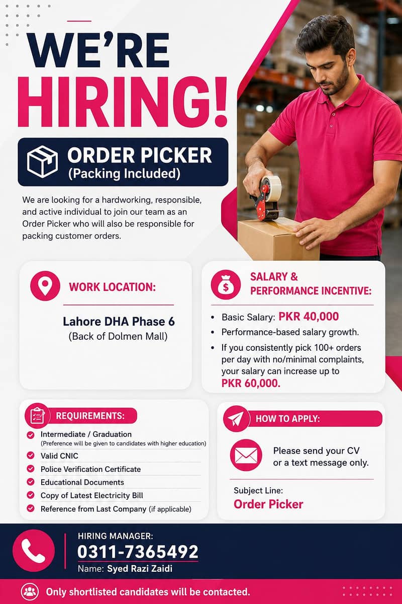 Order Picker & Packer 0