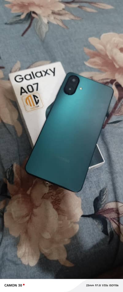Samsung A07 complete accessories good condition