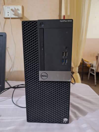 Dell Optiplex 5050 complete setup with monitor core i7 8th gen 16gb