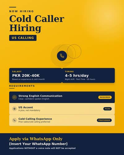 WFH   US Cold calling/Lead generation