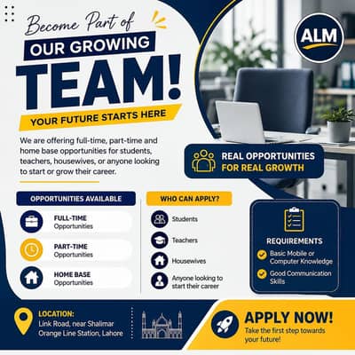 we are hiring for online office work male and female