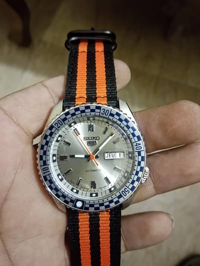 Seiko sports branded watch automatic
