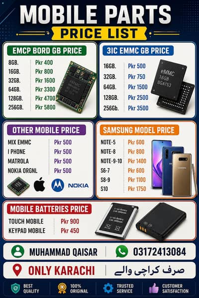 Infinix Other Model dead mobile scrap Bord Dealer
