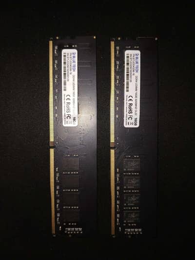 Bluetech ram 32gb 3200mhz ddr4 2 sticks 16x2 and rgb heatsink 5v
