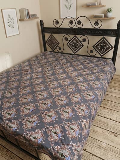 Iron Double Bed – Good Condition