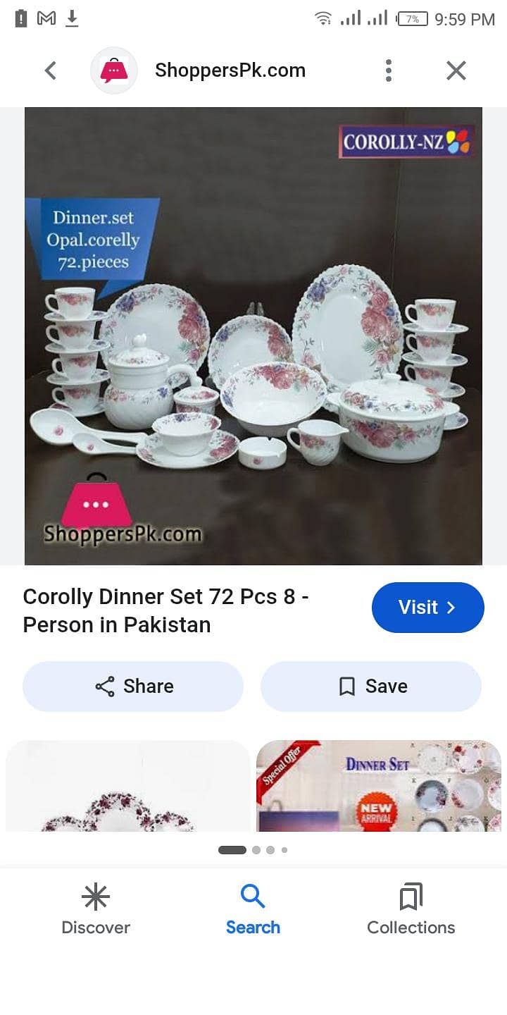 corelle dinner set 1