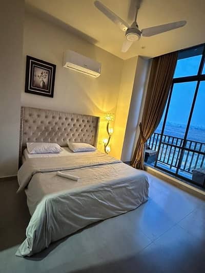 Daily & Weekly basis, Two Bedrooms Fully Furnished Luxury Apartment Available For Rent In Gulberg Greens Islamabad Prime, project Sky Park One & Bahria Town Phase 1, phase 4 &phase 7 Luxury apartments available
