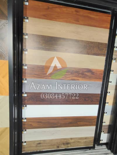 wooden floor vinyl floor Wall panel window blinds etc.