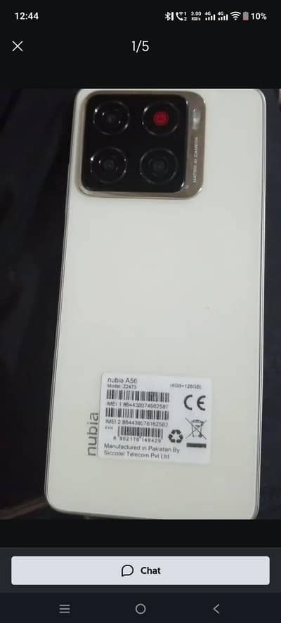Zte nubia a56