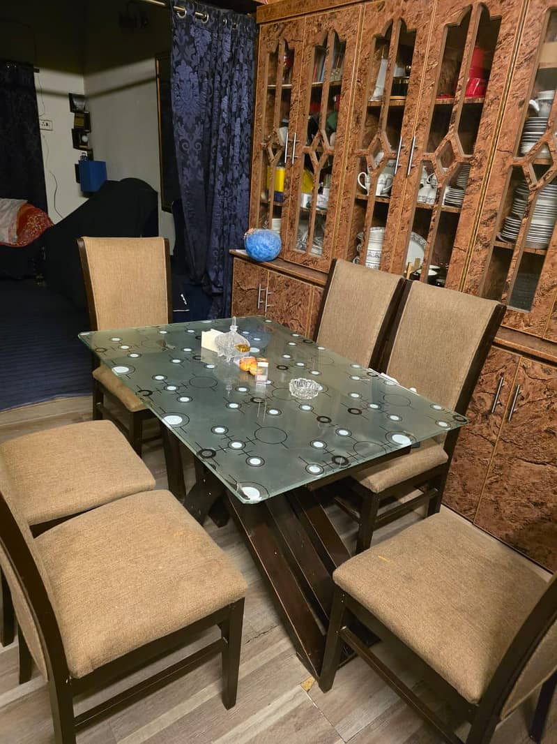 Dining Table 6 Chairs 0