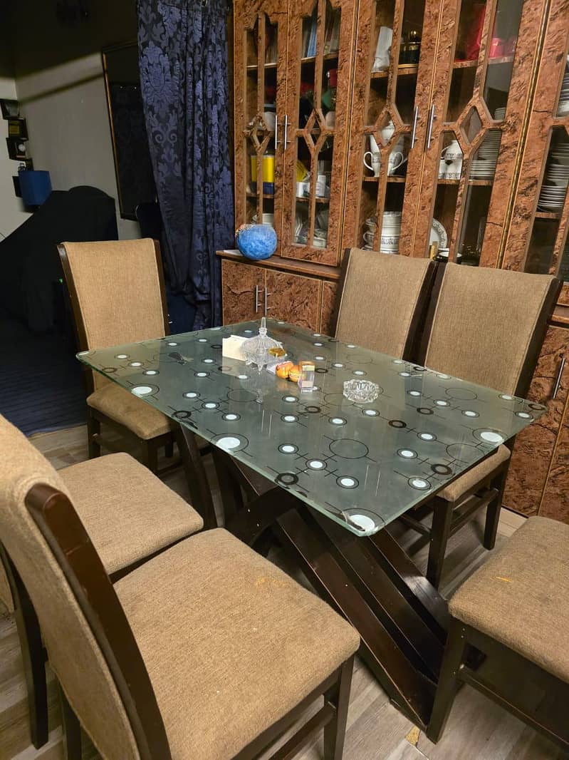 Dining Table 6 Chairs 7