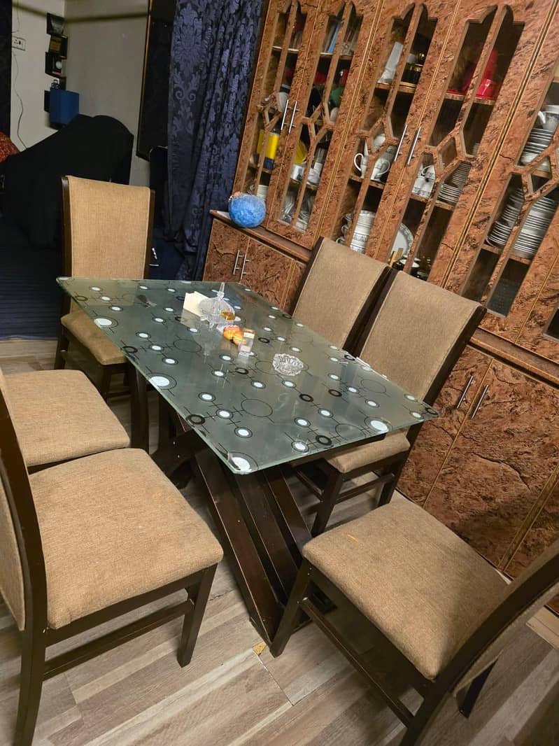 Dining Table 6 Chairs 10