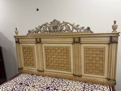 Wooden bed