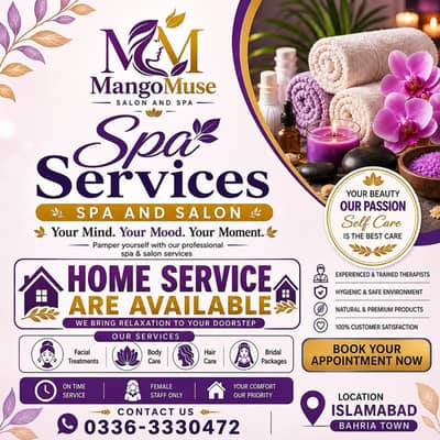 Spa | Services | Spa Center & Saloon | Spa Services In Bahria town
