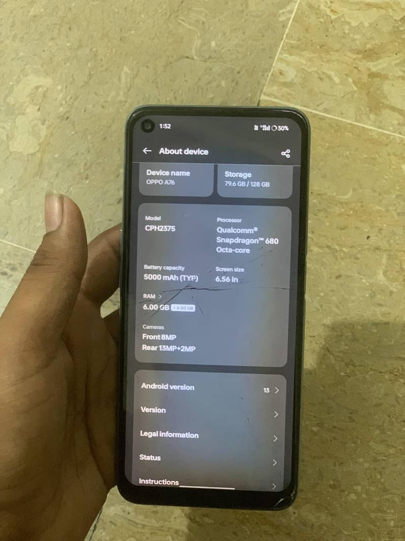 OPPO A76 9