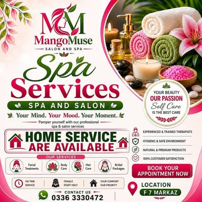 Spa | Services | Spa Center & Saloon | Spa Services In F7 Markaz