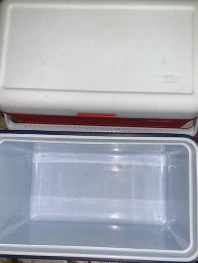 Cosmoplast Keep Cold Ice Box / Cooler (Blue & Red)