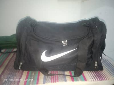Nike bag and hiking bag and parachute bag
