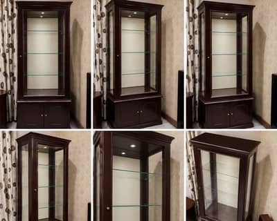 Shesham Solid wood showcase