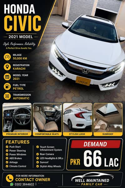 Honda Civic Oriel 2021