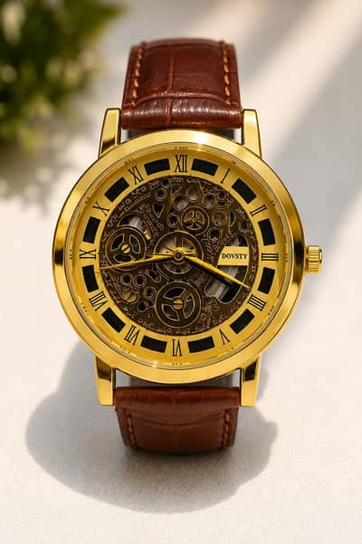 Stylish Gold Analog Watch for Men