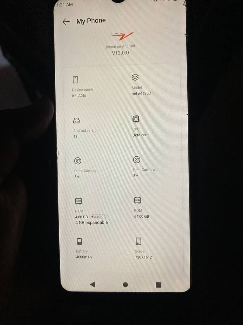 Itel A05s 2