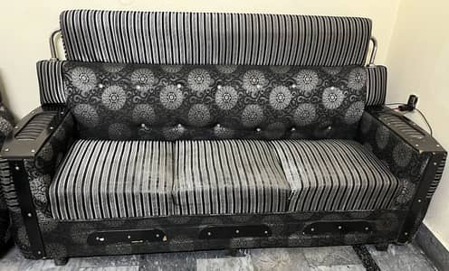 5-Seater Sofa Set (3+2) in Good Condition for Sale