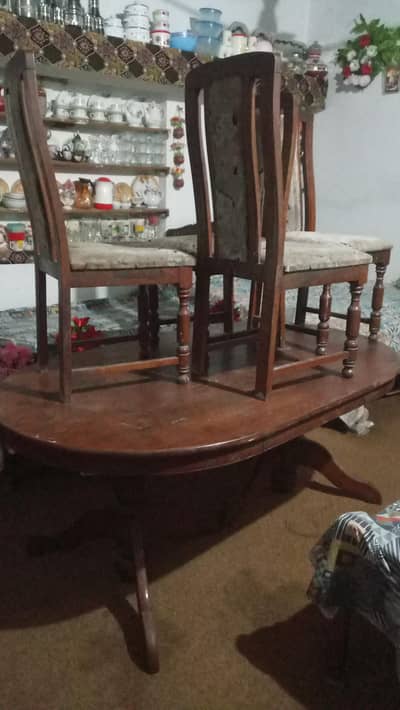 4 chair dining table