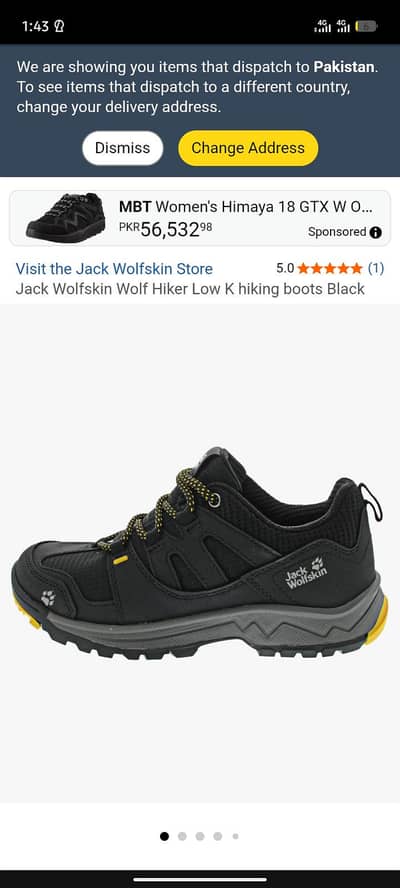 Jack Wolfskin Wolf Hiker Low K hiking shoe