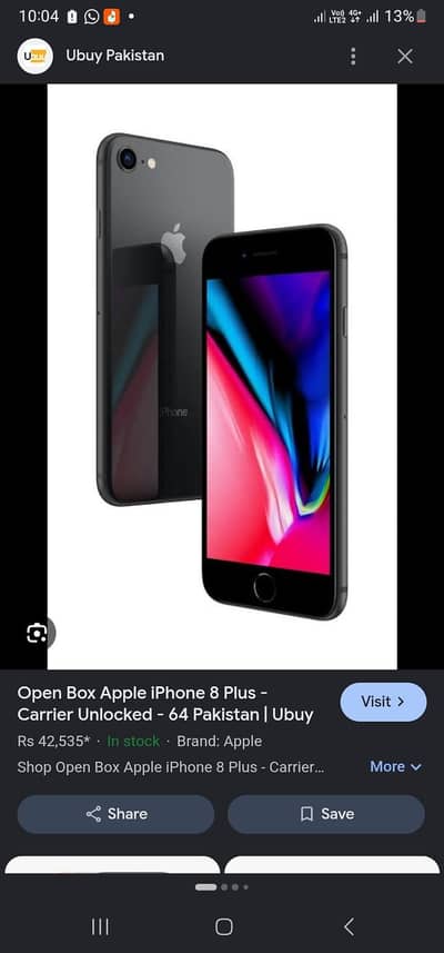 iphone8 non pta 64 Gb