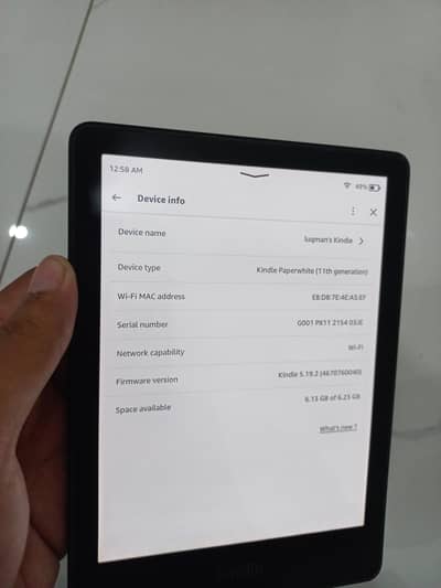 Kindle Paperwhite 11th Generation 8gb