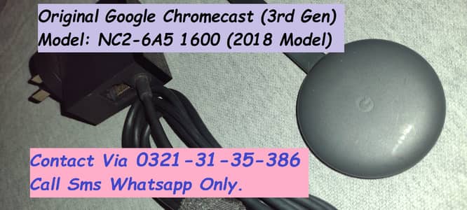 original google chromecast 3rd gen