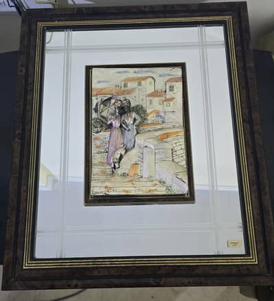 Original Designer 3A Oro E Argento Italian Artwork