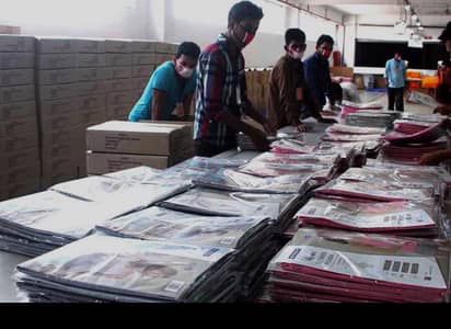 sapphire factory garments packing work male female