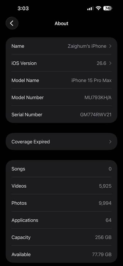 Apple iPhone 15 Pro Max