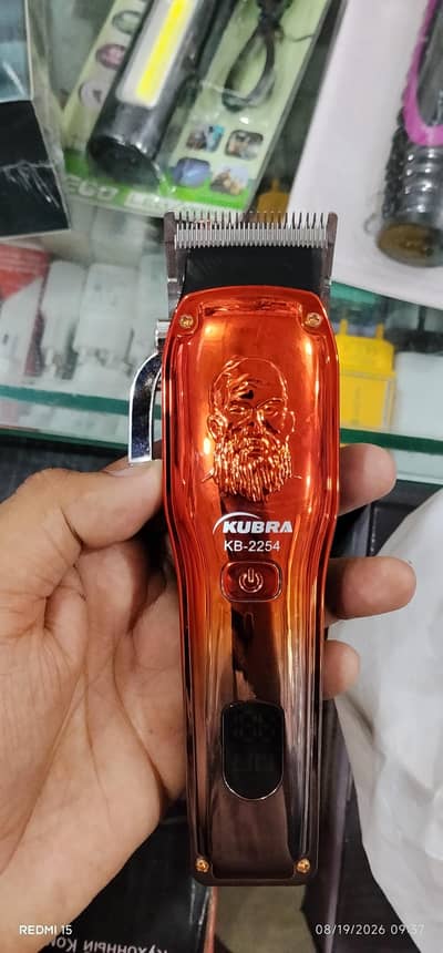 kubra hair trimmer clippers just box open reason for sale not in used