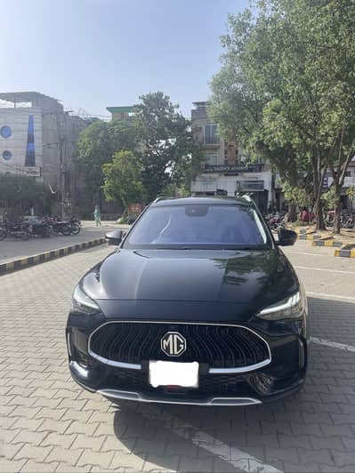 MG HS PHEV monaco blue/ black