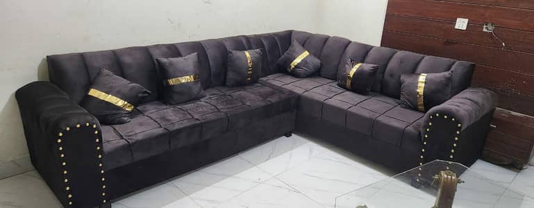 SOFA L SHAPE 6 SEATER ALSO 7 SEATER AVAILABLE 03454779960