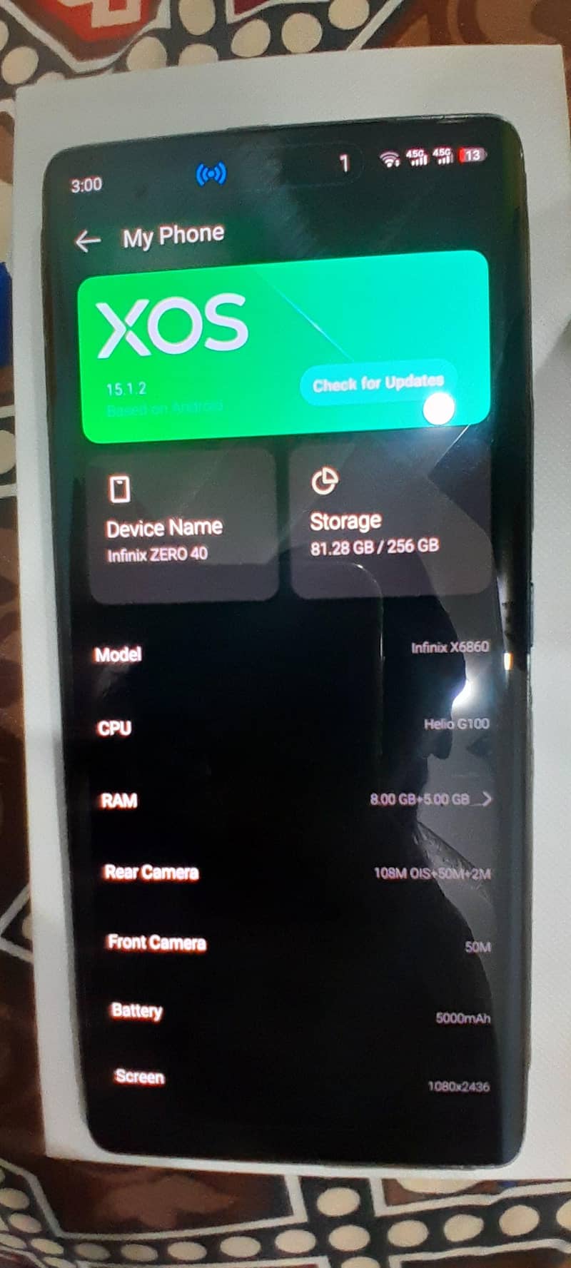 Infinix Zero 40 7
